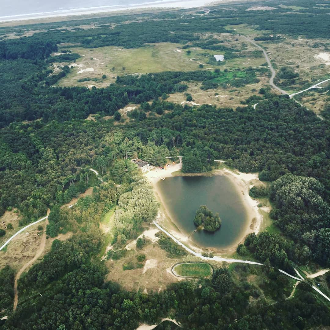 Berkenplas Schiermonnikoog, van boven